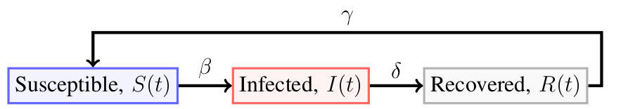 SIRS Compartmental Model Dynamics